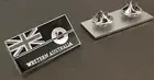 WA Thin Blue Line, Pin, Police , State Flag, 2 Rear Pins, TBL, 1 x Item