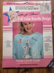 Vintage Marilyn Monroe Iron On Shirt Design,Cheesecake,Swimsuit, Calender Girl