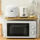 Microwave Oven Rack Countertop Organizer Heavy Duty Kitchen Counter Shelf
