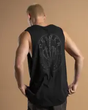 [Dexter] Dexter Men's Regulate Muscle Tank Top in Black Size Medium M Black