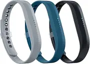 AIUNIT Compatible Fitbit Flex 2 Band, Replacement for Fitbit Flex 2 Accessories Wristband Adjustable Classic Sport Fitness Watch Band w/Metal Clasp for Fitbit Flex 2 Small Large Men Women No Tracker