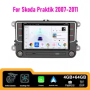7" Car Stereo Radio For Skoda Praktik 2007-2011 CarPlay Android Auto Head Unit