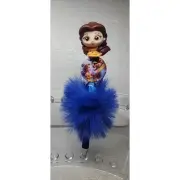 Disney Doorables Beaded Pen with Belle from Beauty and the Beast Fluffy