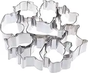 Cosmos Set of 9 Pcs Mini Animal Shapes Cookie Cutters Molds Biscuit Molds for Birthday Party