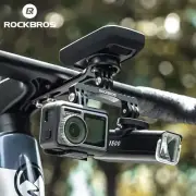 ROCKBROS Bike Computer Mount for Garmin Bryton Wahoo Gopro Bike Headlight Holder
