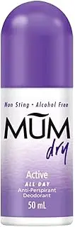 Mum Dry Active All Day Odour Protection Anti Perspirant Roll on Deodorant 50 ml