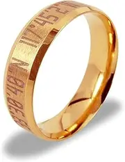 [Gemini] His Her Rose Gold Comt-Fit Beveled Edge Plain Brushed Wedding Titanium Ring Valentine Day Gift 5mm 7mm