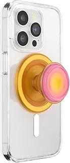 PopSockets Round Phone Grip Compatible with MagSafe, Adapter Ring Included, Phone Holder, Wireless Charging Compatible - Jelly Sunni