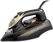 Steam Generator Iron，Electric Iron for Home Use, Multifunctional Anti Drip Automatic Power-Off, Black Gold Fashionable Color Matching, 3200w High-Power and Efficient Ironing of Clothes