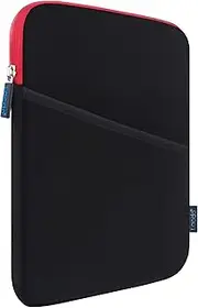 Lacdo Tablet Sleeve Case for 13 inch New iPad Air M3 M2 2025-2024, 13 inch New iPad Pro M4 2024, 12.9 inch iPad Pro 6 5 4 3 2022-2018 with Magic Keyboard and Smart Keyboard Folio Protective Bag, Red