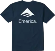 Emerica Mens Lockup Tee Navy T-Shirt
