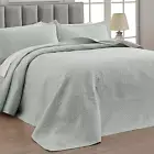 Oversized King Bedspreads 128X120, Soft Microfiber Oversized California King Qui