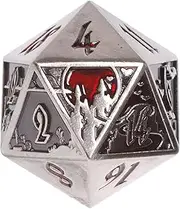 Die Hard Dice Horizon Dire d20 - Sanguine Call Edition: Elevate Your RPG Experience with Precision-Crafted Dice