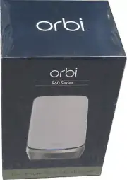 Netgear Orbi RBRE960-100NAS AXE11000 Router Quad-Band Wi-Fi 6E 2.5G/1G NEW