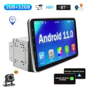 Rotatable 2Din Apple Carplay 10.1" Android 11 Car Stereo Radio BT GPS WIFI 2+32G