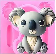 XMOLDNMS Koala Fondant Moulds Koala Woodland Animal Silicone Moulds for Cake Decorating Cupcake Topper Chocolate Gum Paste Candy Polymer Clay