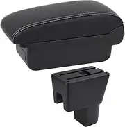 Box for Suzuki for Celerio Box Modification Parts Add Storage Box with USB Car Accessories Center Console(C3 White line NoUSB)