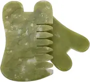 Beaupretty 2Pcs Jade Stone Scraping Tool Set Facial Scraper Massager for All Skin Versatile Therapy Boards Skincare Enthusiasts