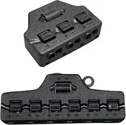 6/3 Port Socket Splitter Quick Connect Low Voltage Splitter Power Distribution Block for Lighting LED Light Strip Connection Terminals(3 Ports and 6 Ports)