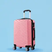 Slimbridge 28 Luggage Suitcase Travel TSA Hard Shell Carry Lightweight Rose Gold
