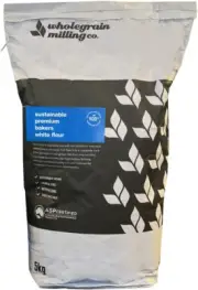 , Sustainable Premium White Bakers Flour, 5Kg - the Bran Removed, Leaving a Prem