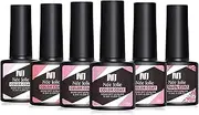 8.5ml Nail Polish Kit Soak Off Nail Set Starter Kit with Assorted Color Nail Polish 6 Bottles