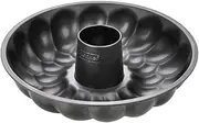 Zenker 6529 Crown Bread Mould, Braided Cake Mould, Brioche Mould, Stainless Steel, Shiny Black, 32 x 32 x 9 cm