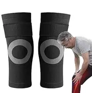 [Generic] Thicken Knee Supports Knee Pads - Elastic Knees Sleeves Support - Comfortable Cold Weather Knee Support Cushion for Ski, Cycling, Dance, Runing