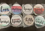 8 Piece Teivio Coaster Set With Holder.