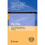 BIG DATA: 11TH CCF CONFERENCE, BIGDATA 2023, NANJING, CHINA, SEPTEMBER 8-10, 2023, PROCEEDINGS