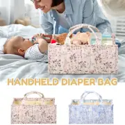 Newborn Baby Basket Elegant Car Travels Tote Bag Diaper Caddy Organizer{