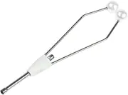 Perfeclan Fly Fishing Tying Tool,Professional Bobbin Thread Holder Sturdy Portable Essential Fly Fishing Accessory Tying Equipment, White