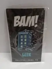 MIP- BAM! GEEK Doctor Who Tardis Collectable Enamel Pin, Exclusive limited run