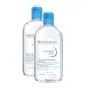 即期品 【BIODERMA 貝膚黛瑪】Hydrabio H2O 保濕水潤潔膚液500ml 2入組(效期2025.01)