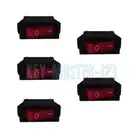 5X Rocker Switch Lighted On Off for Electric Fireplaces FMI Desa 120927-24 120V