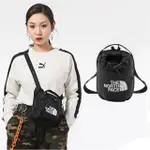 【THE NORTH FACE】BOZER CROSS BODY 超輕量+耐磨 抽繩休閒單肩包.隨身袋(52RY-JK3 黑 N)