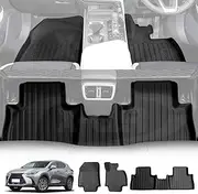 X-CAR 3D All-Weather Floor Mats for Lexus NX Series NX250 NX350 NX350h NX450h 2022-2025 Heavy Duty Carpet Liners Accessories…