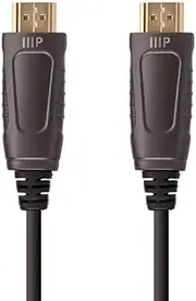 Monoprice AV 8K Active HDMI Cable - 24 Feet (7.5M) Ultra High Speed, Certified HDMI 2.1, AOC - SlimRun Series