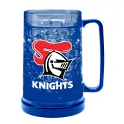 Newcastle Knights NRL Coloured Freeze Beer Stein Frosty Mug Cup