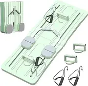 2025 Pilates Reformer Set at Home Workout, Multi-Purpose Foldable Pilates Reformer Board for Women, 5 in 1 Pilates Sliding Board for Core Abdominal Workouts Green