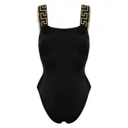 [Versace Underwear] Versace Underwear Greca Border One-piece Swimsuit I NUMERIC BLACK