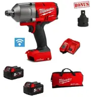 Milwaukee 18V ONE-KEY 3/4 High Torque Impact Wrench Combo Kit - BONUS Reducer