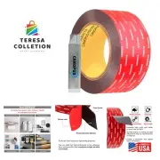 Double Sided Tape, Heavy Duty Mounting Tape, Strong Bond & Weatherproof Seal ...