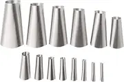 SHINEOFI 14Pcs Caulking Nozzle Kit Durable Glue Spray Tool for Home Kitchen Easy to Clean Reusable Sealant Applicator for Uneven Surfaces