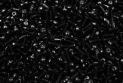 (500) Button Head 6-32 x 3/8 Socket Cap Screws BHCS Allen Plain Black #6