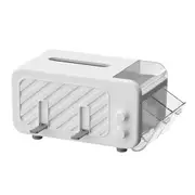 Multifunction Tissue Box Holder/Cover Rectangular Upgraded Large Size Stationery Napkin Remote Control Storage Box cream color