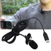 Lapel Microphone Windproof Omnidirectional Lavalier Lapel Microphone For Vlog