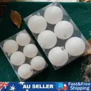 6Pcs Christmas Tree Baubles Xmas Balls Decor Shatterproof Hanging Party Ornament