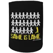 Alcohol Stubby Holder - Same Is Lame Golf Golfer - Funny Novelty Birthday Gift Joke Beer Can Bottle