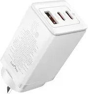 [Baseus] GaN5 Pro 2C+U 65W AU Fast Charger, White